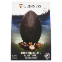 Guinness Dark Chocolate Rugby Ball & Truffles (196 g)