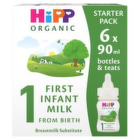 Hipp Organic Infant Milk Ready To Feed Starter Pack (90 ml)