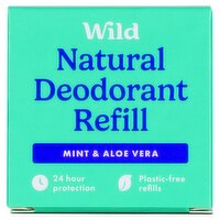 Wild For Men Mint & Aloe Vera Refill Natural Deodorant (40 g)