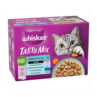 Whiskas Tasty Mix 1+ Catch Of The Day In Gravy (85 g)