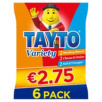 Tayto Variety Crisps 6 Pack (25 g)