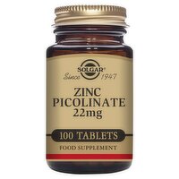 Solgar Zinc Picolinate 22mg (100 Piece)