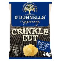 O'Donnells Furrows Crinkle Cut Salt & Vinegar Crisps (44 g)