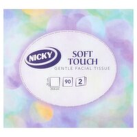 Nicky Facial Soft Touch Compact Tissue Box (90 Sheets)