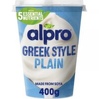 Alpro Plain Greek Style Yogurt (400 g)