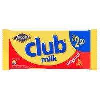 Jacob's Club Milk 5 Pack (22 g)