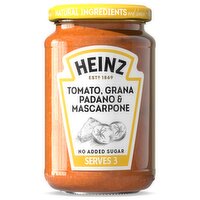 Heinz Tomato, Grana Padano & Mascarpone Pasta Sauce (350 g)
