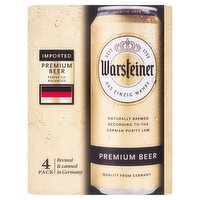 Warsteiner Premium Beer Can 4 Pack (500 ml)
