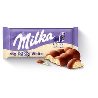 Milka Milk & White Bubbly Bar (95 g)