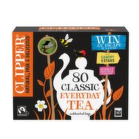 Clipper Fair Trade Classic Everyday Tea Bags 80 Pack (232 g)