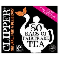 Clipper Fair Trade Classic Everyday Tea Bags 80 Pack (232 g)