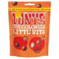 Tony's Chocolonely Littl'Bits Milk Caramel Sea Salt & Biscuit Mix (100 g)