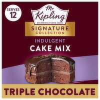 Mr Kipling Triple Chocolate Indulgent Cake Mix (416 g)