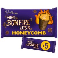 Cadbury Honeycomb Mini Bonfire Logs 5 Pack (133 g)