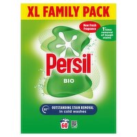 Persil Bio Laundry Powder 60 Wash XL Family Pack (3 kg)