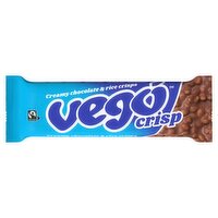Vego Crisp Creamy Chocolate & Rice Crisps Bar (40 g)