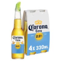 Corona Cero 0.0% Beer Bottle 4 Pack (330 ml)