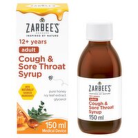 Zarbee's Adult Cough & Sore Throat Syrup (150 ml)