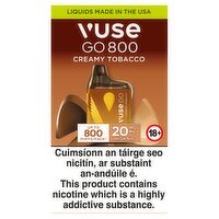 Vuse Go 800 Creamy Tobacco 20mg (1 Piece)