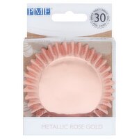 Pme Metallic Rose Gold Baking Cases 30 Pack (1 Piece)