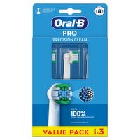 Oral-B Precision Clean Refill Heads 3 Pack (1 Piece)