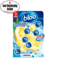 Bloo Power Active Lemon Rimblock 3 Pack (150 g)