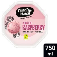 Swedish Glace Raspberry Dairy Free Tub (750 ml)