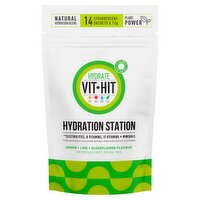 Vit Hit Hydration Station Lemon Lime Elderflower Effervescent Drink Mix (154 g)