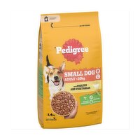 Pedigree Small Dog Adult Poultry & Vegetables Dry Dog Food (1.4 kg)