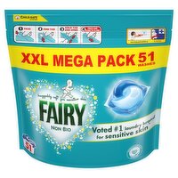 Fairy Non Bio Pods 51 Wash XXL Mega Pack (51 Piece)