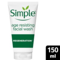 Simple Age Resisting Green Tea + Prebiotic Facial Wash (150 ml)