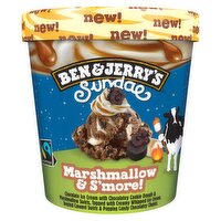 Ben & Jerry's Sundae Marshmallow & S'more Ice Cream (427 ml)