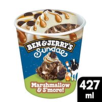Ben & Jerry's Sundae Marshmallow & S'more Ice Cream (427 ml)