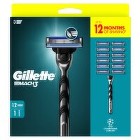 Gillette Mach 3 Razor & 12 Blades (1 Piece)