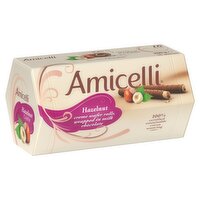 Amicelli Hazelnut Creme Wafer Rolls (200 g)