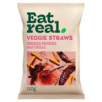 Eat Real Smoked Paprika & Chilli Veggie Straws (110 g)