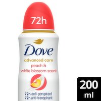 Dove Advanced Care Peach & White Blossom Antiperspirant Deodorant spray (200 ml)