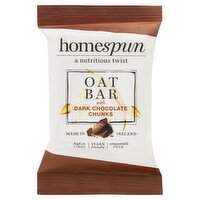 Homespun Dark Chocolate Chunks Oat Bar (50 g)