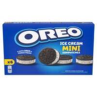 Oreo Mini Sandwich Cookies Ice Cream 6 Pack (55 ml)