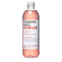 Vitamin Well Hydrate Rhubarb Strawberry Drink (500 ml)