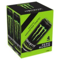 Monster Original Zero Sugar Can 4 Pack (500 ml)