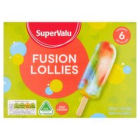 SuperValu Fusion Lollies 6 Pack (50 g)