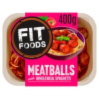 Fit Foods Meatballs with Wholemeal Spaghetti (400 g)