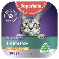 SuperValu Terrine with Chicken Adult Cat Food (100 g)
