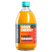 Unrooted Punchy Turmeric & Ginger Shots 8 Dose Bottle (500 ml)