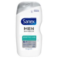 Sanex Men Sensitive Care 6in1 Shower Gel (400 ml)