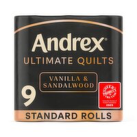 Andrex Ultimate Quilts Vanilla & Sandalwood Toilet Tissue (9 Roll)