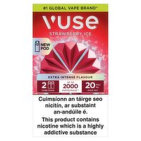 Vuse Strawberry Ice Pods 20mg (2 Piece)