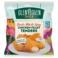 Glenhaven Gold Sizzler Hot & Spicy Irish Chicken Fillet Tenders (420 g)