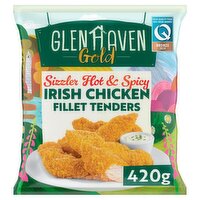 Glenhaven Gold Sizzler Hot & Spicy Irish Chicken Fillet Tenders (420 g)